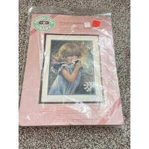 From the heart cross stitch kit: Susan’s Dasies 12x16